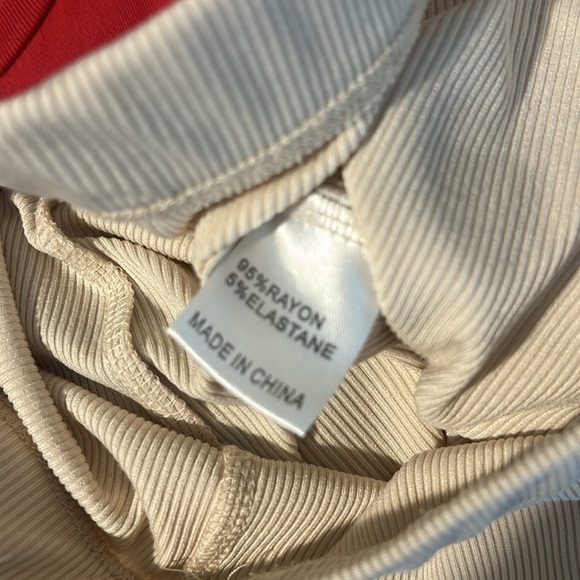 Princess Polly Tan Cream Pull On Pants Strech 2 - Picture 6 of 6